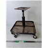 Image 1 : Rolling Garage Stool Base -As Is,  Can't Ship