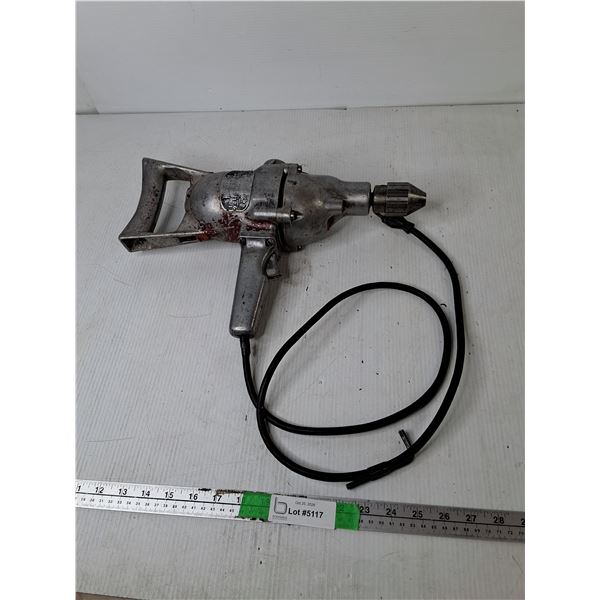 Vintage Black & Decker 1/2  Drill- Powers On