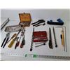 Image 1 : Wire Brushes, Magnetic Tray, Auger Drill Bits, Misc.