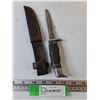 Image 1 : Well-Sharpened Richard Herder Knife with Decorated Sheath As-Is