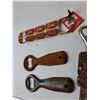 Image 2 : (3) Bottle Openers, (1) New Zealand Carved Bottle Opener, Hawaiian Coco Joe's Keychain