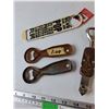 Image 3 : (3) Bottle Openers, (1) New Zealand Carved Bottle Opener, Hawaiian Coco Joe's Keychain