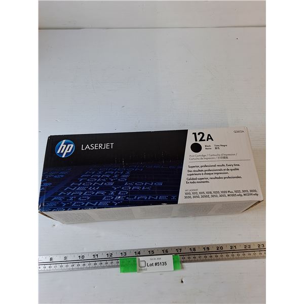 HP LaserJet 12A Black Print Cartridge Sealed