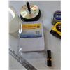 Image 3 : CDs and Sleeves, (2) Measurement Tapes, Rocking Horse Metal Piggy Bank, (3) Glass Vials