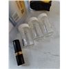 Image 7 : CDs and Sleeves, (2) Measurement Tapes, Rocking Horse Metal Piggy Bank, (3) Glass Vials