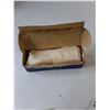 Image 6 : La Paulina Cigar Case with (2) Souvenir Spoons, Small Playing Cards, Gauze, Math Instruments, Misc
