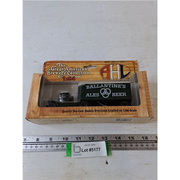 The Great America Brewery Collection 1:64 Ballantine's Shipping Truck In Box