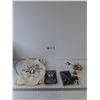Image 1 : Trans-Canada Carry Bag, (2) Short Ethernet Cables, (2) Captain Morgan Souvenirs, (2) Books, Misc
