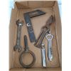 Image 6 : Traction Control Untested As-Is, Captain Morgan Drink Sleeve, (2) Bottle Openers, Hitch Ring, Tools