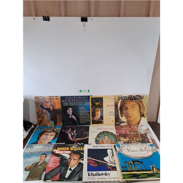 (12+) Vinyl Records,  Tchaikovsky, Andy Williams, Jim Reeves, Barry Manilow, Liberace