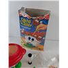 Image 4 : Fisher-Price S'getti Scatter Toy with Box as-Is, (2) Garfield Moped Toys, (4) Fraggle Rock Toy Cars