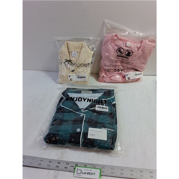PJs (Sz. M), Girls Dress (3-4 Years), Boys Sweater - PJs Sealed