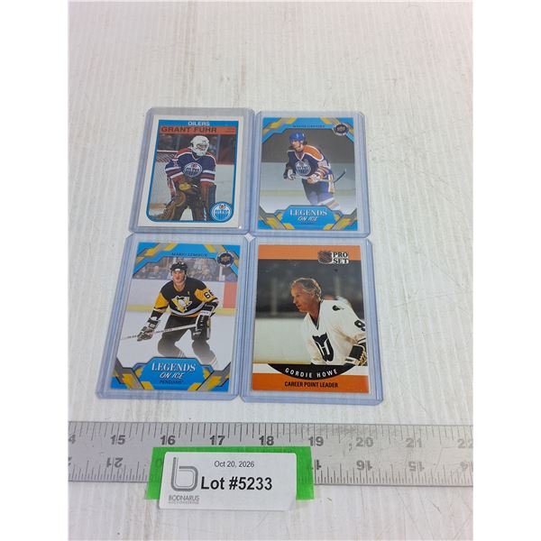 Assorted Hockey Cards - Fuhr, Gretzky, Lemieux, Howe - Cannot Authenticate