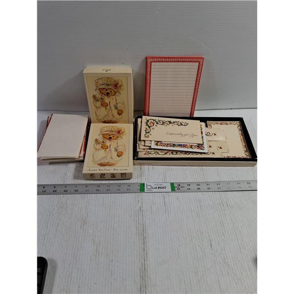 (2) Boxes of Note Cards,Assorted Stationary