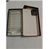 Image 4 : (4) Rulers,Sliding Ruler,Microscope Slides,Assorted Drafting Stencils