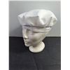 Image 3 : (1) White Pleated Cloth Chef's Hat-Mannequin Not Included