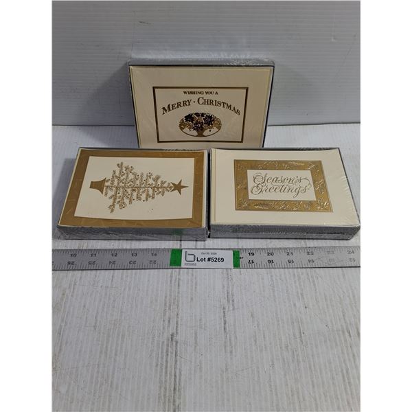 (3) Boxes of Christmas Cards (sealed)