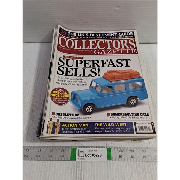 (20) Editions of  Collector's Gazette  2016-2020