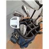Image 4 : *Powerbilt Golf Club Bag & (16) Golf Clubs of Various Types - As Is, Pickup Only