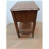 Image 4 : *Table w/ Shelf & Drawer (23x15x27") - (3) Small Pillows, Pickup Only