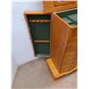 Image 7 : *Wooden Jewelry Armoire-(5) Drawers, (2) Side Compartments,Top Compartment - 18.5x37x12.5", PU Only