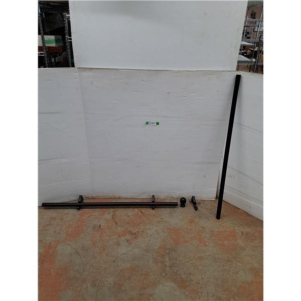 *Wooden Curtain Rods (4' Long, 1.25  Diameter) - As Is, Pickup Only