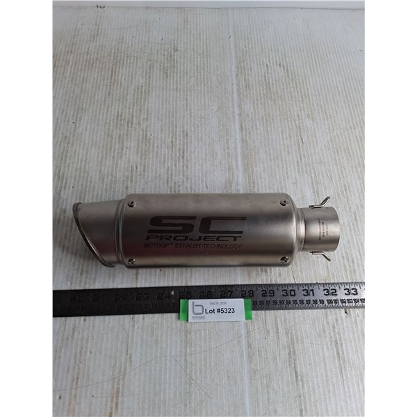 SC Project Moto GP Motorcycle Exhaust Resonator
