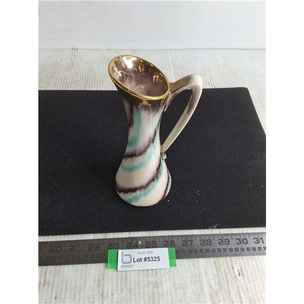 West German 8  Ceramic Pitcher