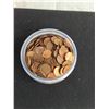 Image 3 : Copper Lidded Sealer Jar Full of Canadian Pennies