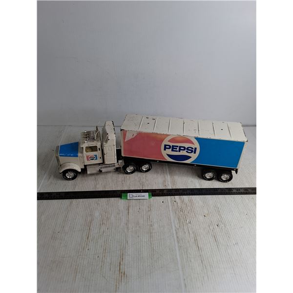Nylint Folded Metal Pepsi Semi Tractor & Trailer - 24  Length