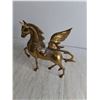 Image 2 : Brass Pegasus Ornament - 1 Wing Missing - 10.5" Tall