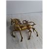 Image 3 : Brass Pegasus Ornament - 1 Wing Missing - 10.5" Tall