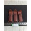 Image 1 : (3) Leather Belt Clips