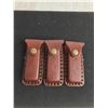 Image 3 : (3) Leather Belt Clips