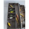Image 2 : Flambeau Outdoors Fishing Tackle Box w/Contents - 20x10x9"