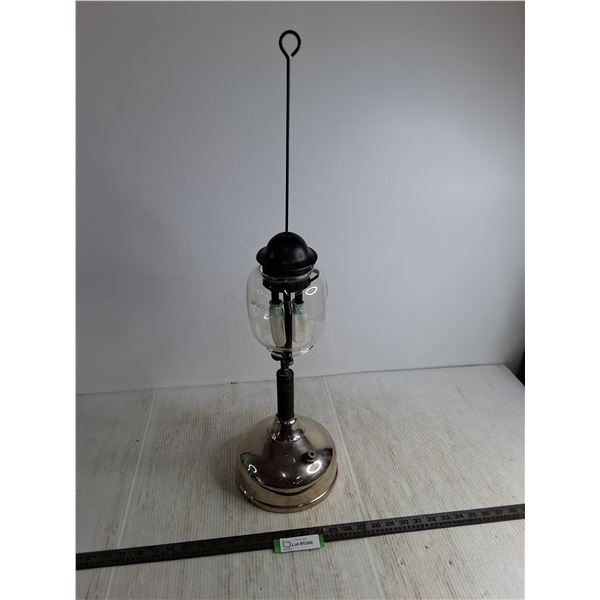 Vintage Coleman Oil Lamp - 30  High - Pickup Preferred