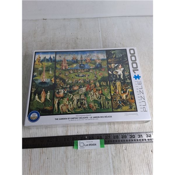 Sealed Eurographics 1000 Piece Jigsaw Puzzle