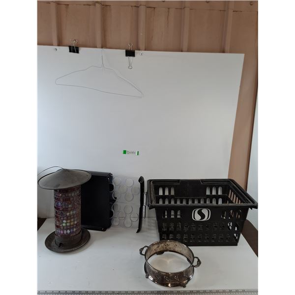Outdoor Hanging Lamp, Shopping Basket, Keurig Coffee Pod Storage Drawer, Casserole Dish Holder
