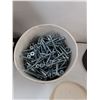 Image 5 : (3) Rasps, Assorted Abrasive Sponges and Sanding Sheets, Sheet Floorong Adhesive Spreader, Misc