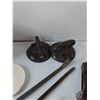 Image 8 : (3) Rasps, Assorted Abrasive Sponges and Sanding Sheets, Sheet Floorong Adhesive Spreader, Misc