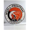 Image 1 : McColl Frontenac Double Sided Porcelain Service Station Sign-30" in Diameter
