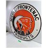 Image 4 : McColl Frontenac Double Sided Porcelain Service Station Sign-30" in Diameter