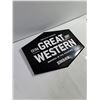Image 4 : Great Western 13x17 Tin Beer Sign