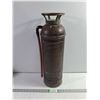 Image 1 : (1) Antique Brass Fire Extinguisher, Pickup Only
