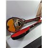 Image 2 : 8-String  Greek Bouzouki with Ornate Floral&Scroll Inlay Designs in Hard Case