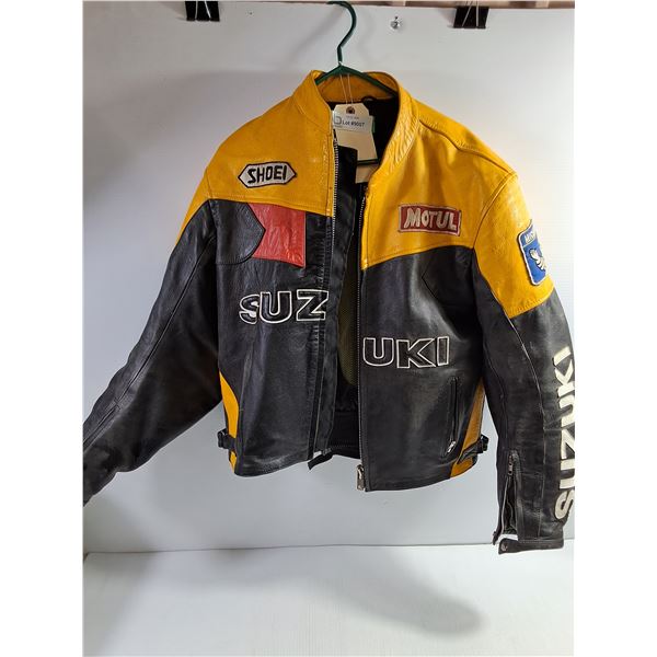 # (1) Suzuki  XL Leather Motorcycle Jacket