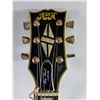 Image 7 : Late 1970's Aspen Les Paul Custom Copy Made in Japan-Set Neck and Dimarzio Pickups with Soft Case