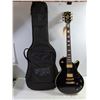 Image 9 : Late 1970's Aspen Les Paul Custom Copy Made in Japan-Set Neck and Dimarzio Pickups with Soft Case