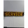 Image 1 : Wooden Handmade "SERVICE" Sign-36"x8"