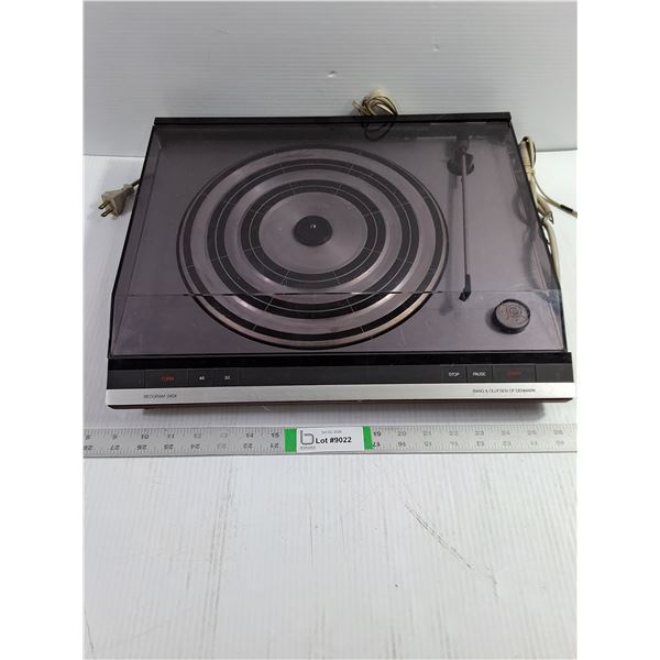 Bang&Olufsen Beogram 3404 Turntable-Power Detected-as is